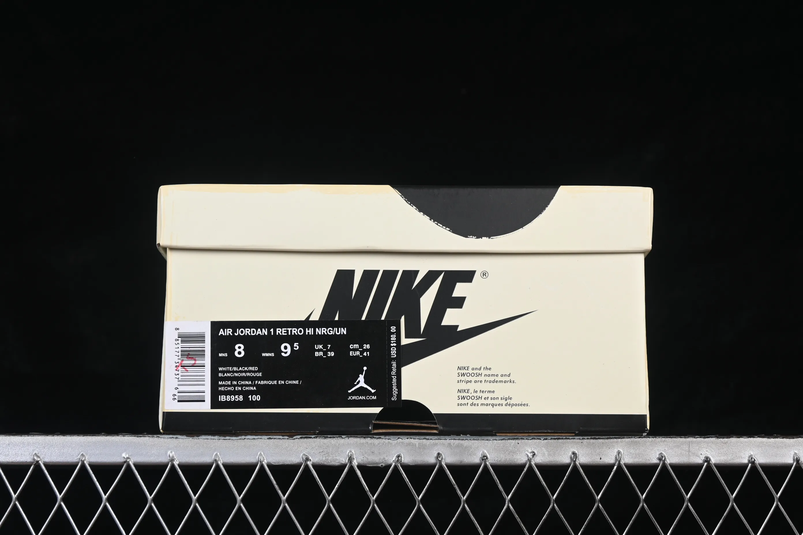 All categories Air Jordan Jordan series basketball shoes Air Jordan 1 High Nigel Sylvester x Air Jordan 1 High AJ1 Joe 1 joint high-top basketball shoes IB8958-100